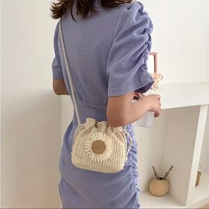 Elegant Cream Crossbody Bag